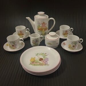 Vintage Reutter Porzellan Made in W Germany Fairy Dish Tea Set 17 pc Roth Int'l